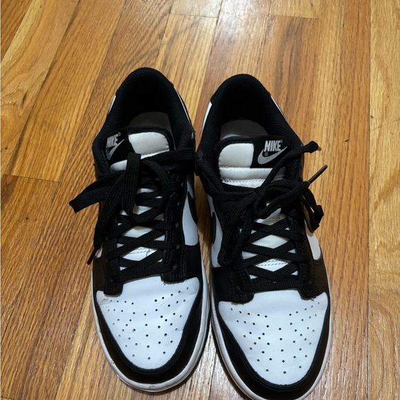 Nike Dunk Low Panda Women’s Black and White Sneakers - Picture 3 of 5
